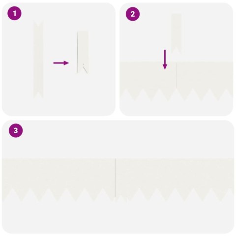 Krawędzie do trawnika 30 szt. Białe 100x0,5x15 cm Plastikowe Lumarko!