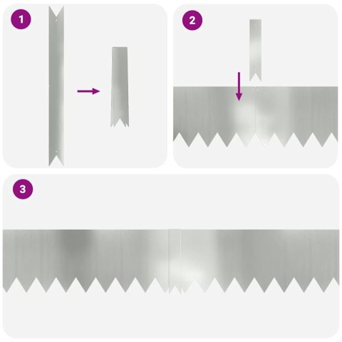 Krawędzie trawnika 10 sztuk 100x0,5x20 cm ze stali ocynkowanej Lumarko!
