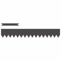 Krawędzie trawnika 20 sztuk, Czarny, 100x0,5x15 cm, Plastikowe Lumarko!