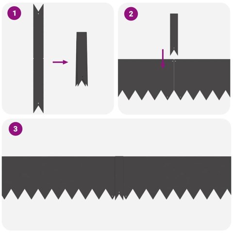 Obrzeża do trawnika 20 sztuk, czarne, 100 x 0.5 x 20 cm, stal Lumarko!
