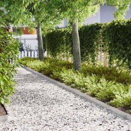 Obrzeża trawnika 10 sztuk 100x0,5x15 cm ze stali nierdzewnej Lumarko!