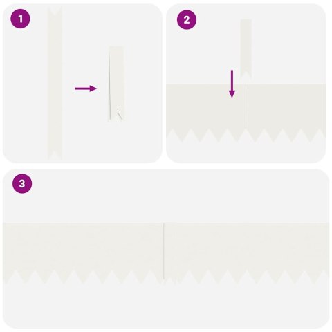 Obrzeża trawnika 10 sztuk Białe 100 x 0.5 x 20 cm, stal Lumarko!