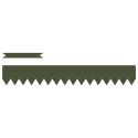 Obrzeża trawnika 50 sztuk, oliwkowe, 100x0,5x15 cm, z tworzywa sztucznego Lumarko!