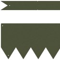 Obrzeża trawnika 50 sztuk, oliwkowe, 100x0,5x15 cm, z tworzywa sztucznego Lumarko!