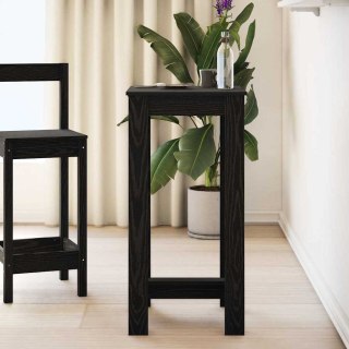 Stolik barowy Czarny dąb z materiału drewnopochodnego 51x50x103,5 cm Lumarko!