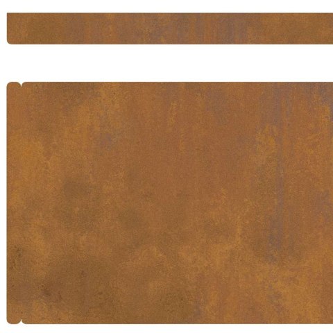 Ogrodowe obrzeże trawnika 4 pcs Rdzawy 450 x 15 cm Lumarko!