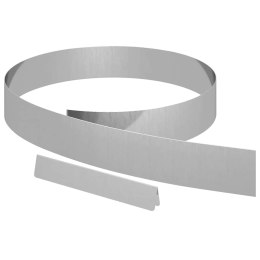 Ogrodowe obrzeże trawnika 4 pcs Srebrny 450 x 10 cm Lumarko!