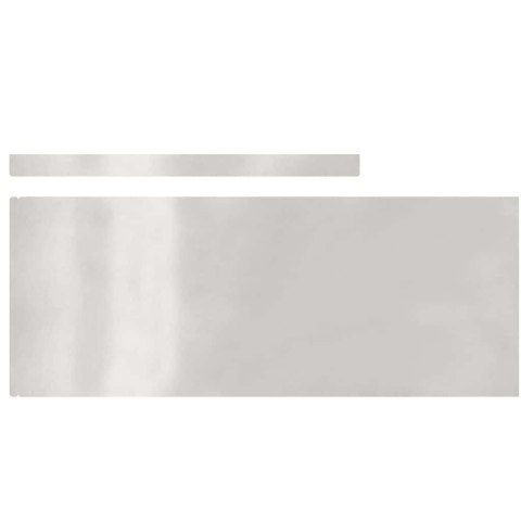 Ogrodowe obrzeże trawnika 4 pcs Srebrny 450 x 20 cm Lumarko!