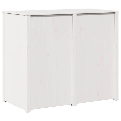 Szafka do kuchni Biała 106x55x92 cm Lite drewno sosnowe Lumarko!