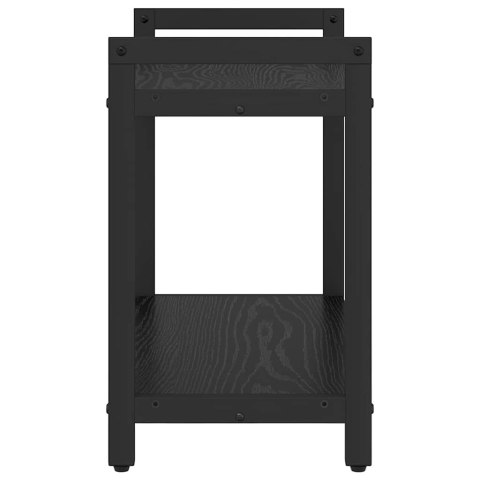 Półka na książki Czarny dąb 60 x 30 x 48.5 cm Lumarko!