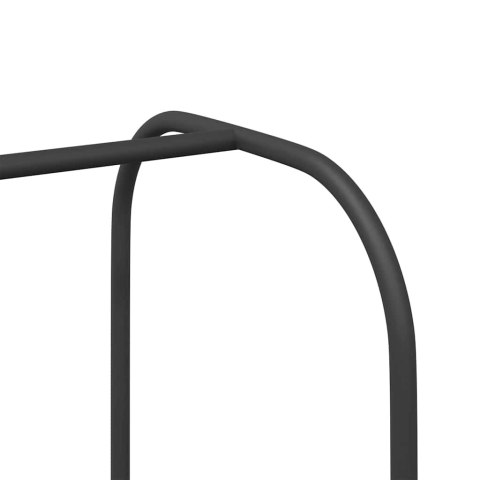 Stojak na Ubrania z Półkami Czarny Dąb 100x44x160 cm Lumarko!