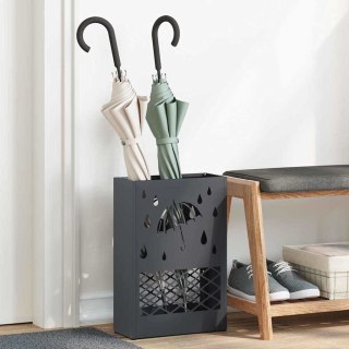 Antracytowy Stojak na Parasol 28x12x41 cm ze Stali Lumarko!
