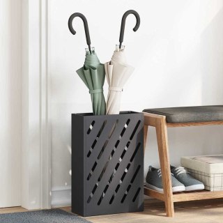Czarny Stojak na Parasol - 28x12x41 cm Stal Lumarko!