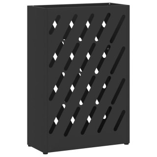 Czarny Stojak na Parasol - 28x12x41 cm Stal Lumarko!
