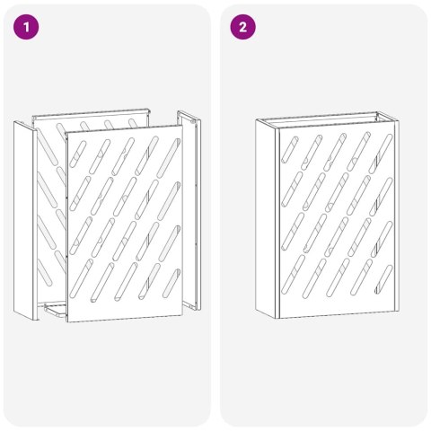 Czarny Stojak na Parasol - 28x12x41 cm Stal Lumarko!