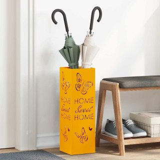 Musztardowy Stojak na Parasol Metalowy Standardowy Lumarko!