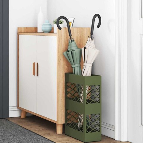 Oliwkowy stojak na parasol , 28x12x41 cm, stal Lumarko!