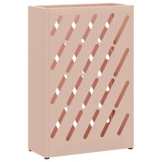 Różowy Stojak na Parasol 28x12x41 cm Stal Lumarko!