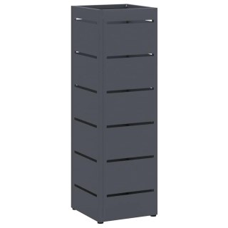 Stojak na parasole Antracytowy Metal Średni Wstawki dekoracyjne Lumarko!
