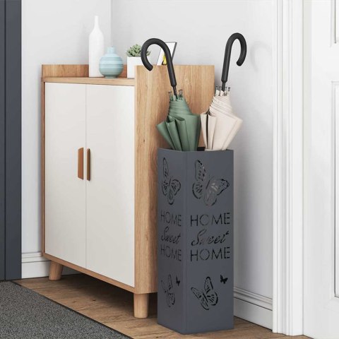 Stojak na parasole Antracytowy Metal Średni Wzór Lumarko!