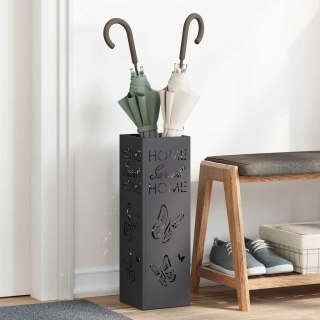Stojak na parasole Czarny Metalowy Standard Wzory dekoracyjne Lumarko!
