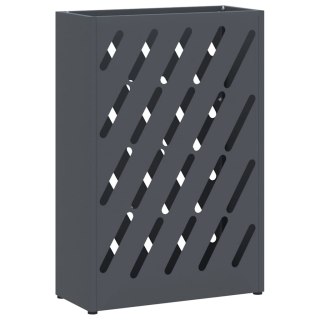 Stojak na parasole - antracytowy - 28x12x41 cm - Wykonany ze stali Lumarko!