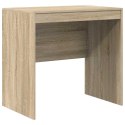 Biurko Sonoma Oak 80x50x76 cm z drewna inżynieryjnego Lumarko!