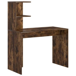 VidaXL Biurko Dąb wędzony 102 x 50 x 124 cm Materiał drewnopochodny