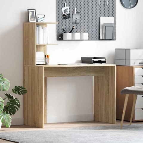 VidaXL Biurko Dąb Sonoma 102 x 50 x 124 cm Drewno inżynieryjne