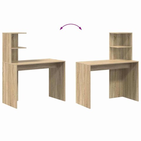 VidaXL Biurko Dąb Sonoma 102 x 50 x 124 cm Drewno inżynieryjne