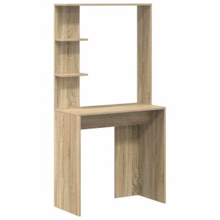 VidaXL Biurko Dąb Sonoma 78,5 x 37 x 154,5 cm Materiał drewnopochodny
