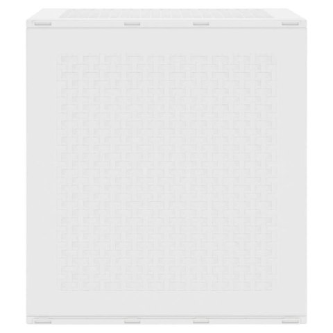 Skrzynia do przechowywania ogrodowego Biała 55x53x57 cm PP Lumarko!