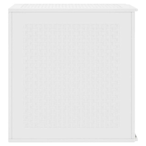 Skrzynia do przechowywania ogrodowego Biała 55x53x57 cm PP Lumarko!