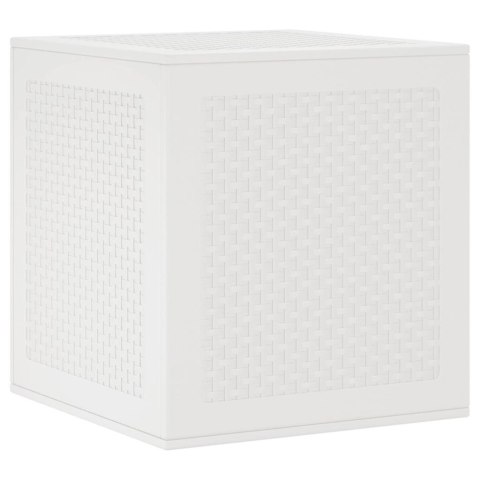 Skrzynia do przechowywania ogrodowego Biała 55x53x57 cm PP Lumarko!
