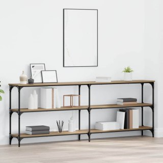 Stół konsolowy Dąb Rzemieślniczy 200x29x75 cm Drewno inżynieryjne Lumarko!