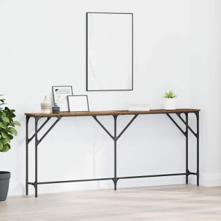 Stół konsolowy Stare Drewno 180x23x75 cm Meble z drewna Lumarko!