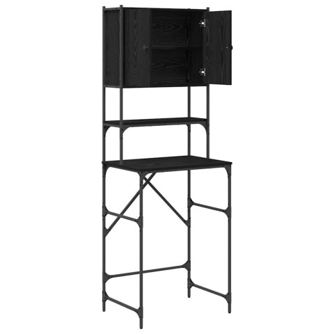 Szafka na pralkę Czarny Dąb 68x48.5x194 cm Lumarko!