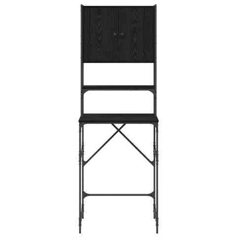 Szafka na pralkę Czarny Dąb 68x48.5x194 cm Lumarko!