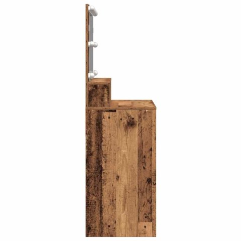 VidaXL Toaletka Stare drewno 80 x 41 x 134,5 cm Drewno inżynieryjne