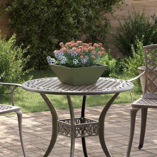Donica ogrodowa 5 pcs oliwkowy 35 x 35 x 15 cm Stal Lumarko!