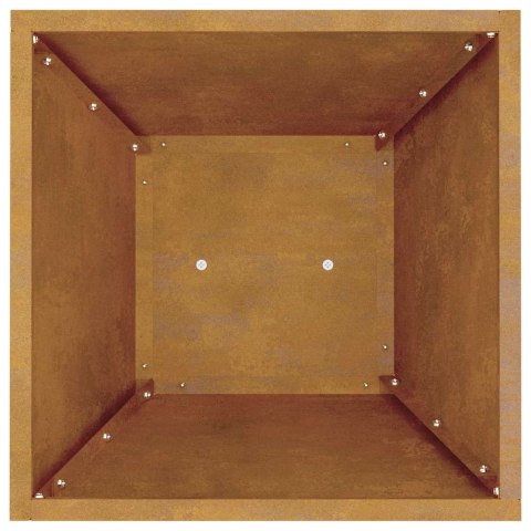 VidaXL Donica słupowa Rdzawy 35 x 35 x 73 cm