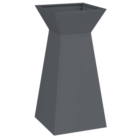 VidaXL Donica słupowa Antracyt 35 x 35 x 73 cm