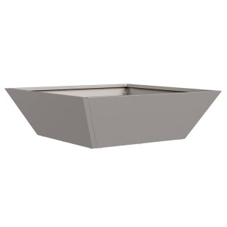 Zestaw 5 ogrodowych doniczek 50x50x15 cm ze stali corten Lumarko!