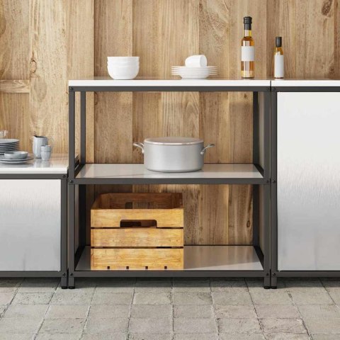 Półka do przechowywania w kuchni Srebrny Stal nierdzewna Lumarko!