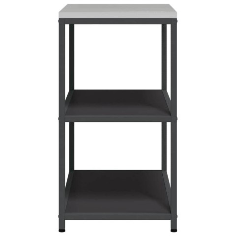 Półka do przechowywania w kuchni z półką Czarny Stal Lumarko!