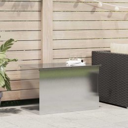 Skrzynia do przechowywania na zewnątrz Z regulacją Srebrny Lumarko!