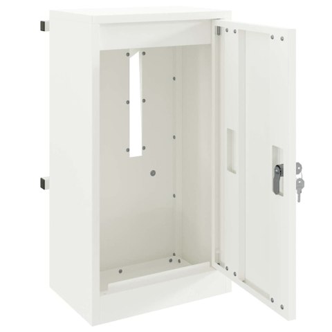 skrzynka na listy Biały 30 x 23 x 55 cm Stal Lumarko!