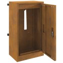skrzynka na listy Rdzawy 30 x 23 x 55 cm stal kortenowska Lumarko!