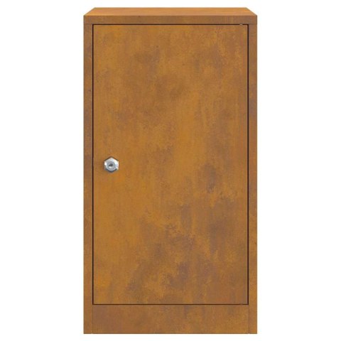 skrzynka na listy Rdzawy 30 x 23 x 55 cm stal kortenowska Lumarko!