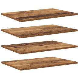 Półka na Książki 4 pcs Brązowy 100 x 40 x 1,5cm Lumarko!